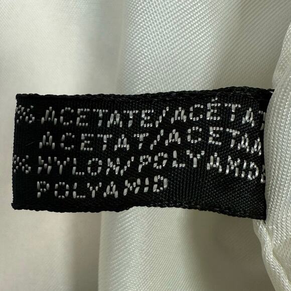 Vintage Women's Large C&A White Cowhide Leather Jacket 40” Chest Classic Bomber - Picture 8 of 11